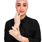 Light Pink Cotton Gloves for Women – Soft & Stylish