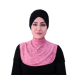 Pink Lace Bib Style Neck Cover for Women | Modest Layering