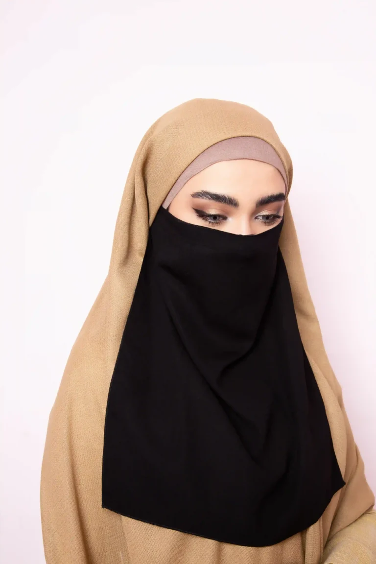 Black Islamic Niqab for Women