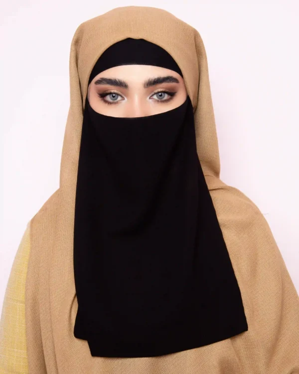 Stylish Islamic Niqab with Headband – Modest & Comfortable - Image 2