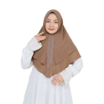 Elegant Muted Brown Hijab for Girls – Soft, Stylish & Comfortable Wear