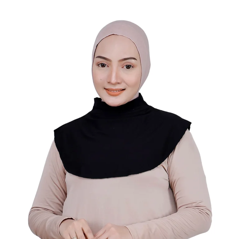Black High Neck Modesty Cover