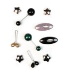 Galactic Star Hijab Pin and Clasp Set – Elegant Sparkle