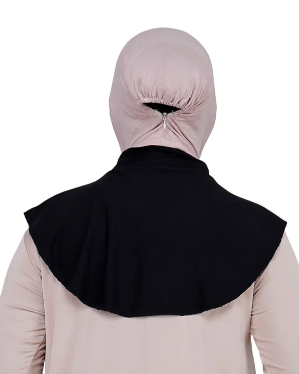 Black High Neck Modesty Cover – Elegant & Comfortable - Image 3