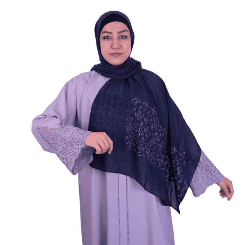 Diamond Sparkle Purple Shawl