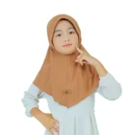 Brown Cotton Hijab for Girls – Soft, Elegant & Everyday Wear