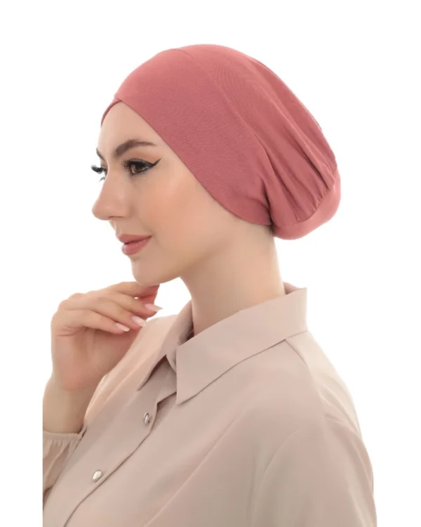 Premium Girls Modest Turban Cap – Breathable Jersey Hijab Undercap - Image 8