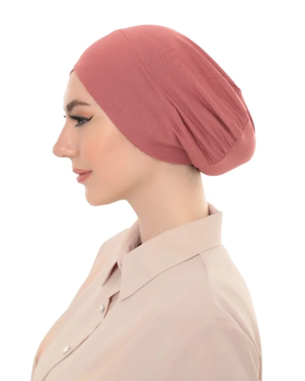 Premium Girls Modest Turban Cap – Breathable Jersey Hijab Undercap - Image 7
