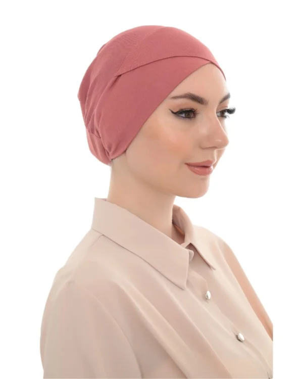 Premium Girls Modest Turban Cap – Breathable Jersey Hijab Undercap - Image 6
