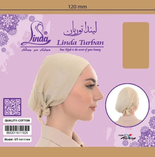 Girls Jersey Undercap Turban – Soft Lightweight Hijab Cap - Image 4