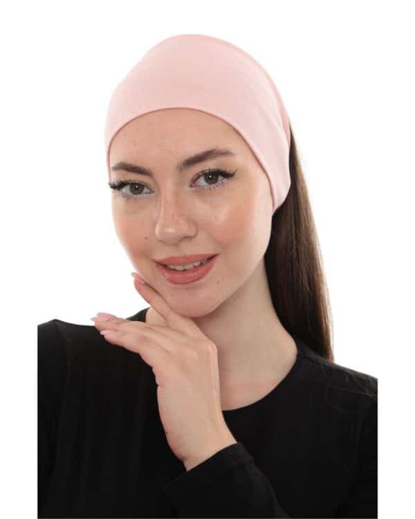 Jersey Ponytail Undercap – Soft Stretch Hijab Tube Cap for Women