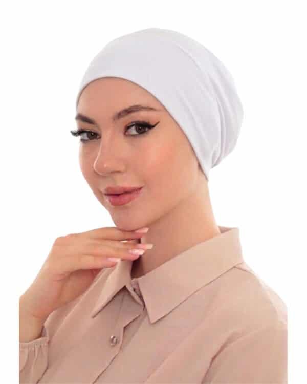 Girls Turban Hijab Cap – Soft Stretch Jersey Undercap - Image 2