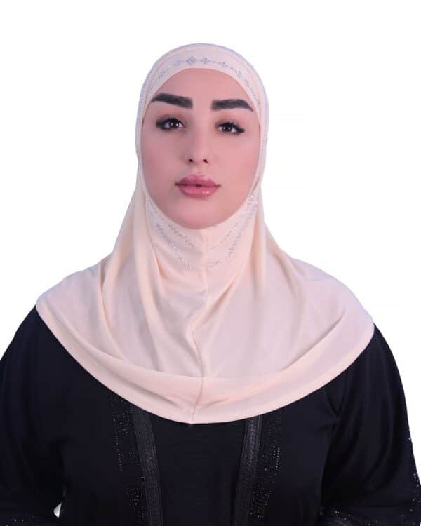 Women’s Instant Hijab – Elegant Lightweight Floral Khimar - Image 2