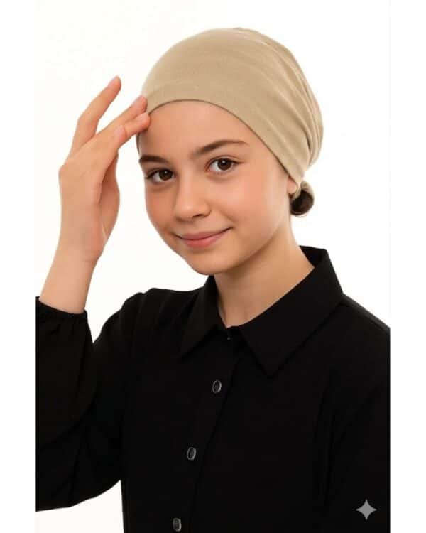 Girls Jersey Turban Cap – Soft Lightweight Hijab Undercap - Image 11