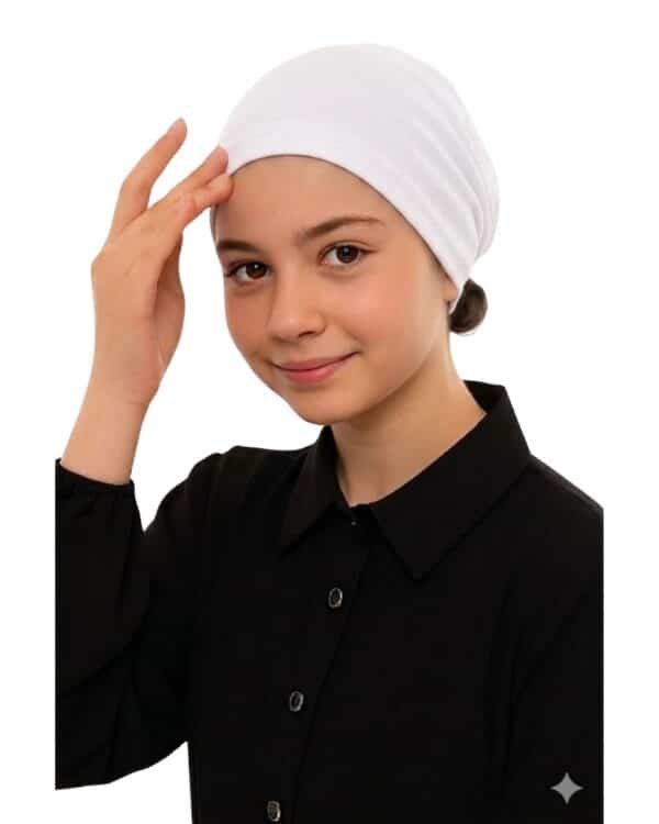 Girls Jersey Turban Cap – Soft Lightweight Hijab Undercap - Image 12