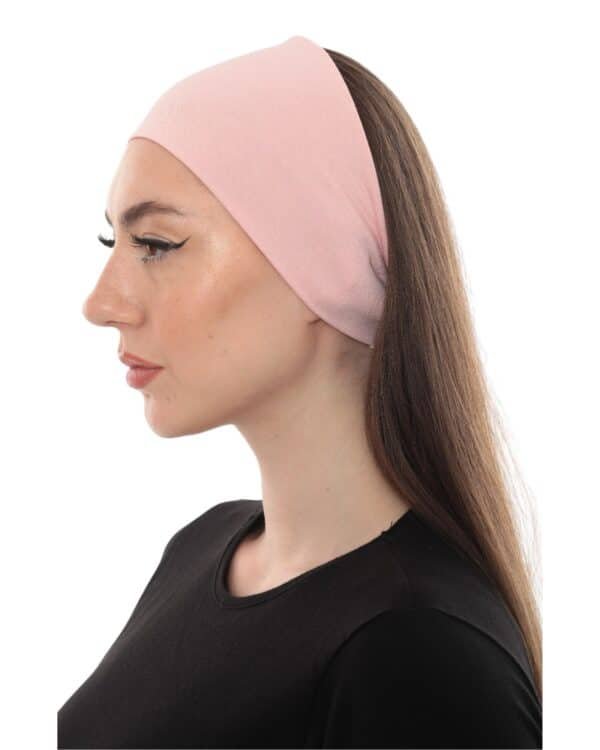 Jersey Ponytail Undercap – Soft Stretch Hijab Tube Cap for Women - Image 2