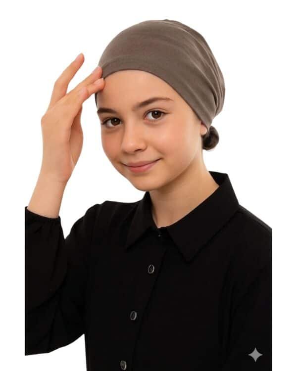 Girls Jersey Turban Cap – Soft Lightweight Hijab Undercap - Image 3
