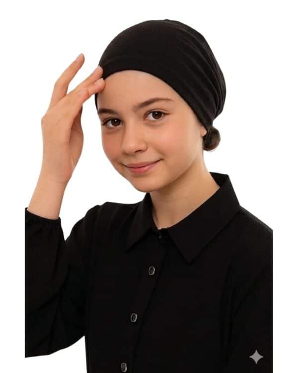 Girls Jersey Turban Cap – Soft Lightweight Hijab Undercap - Image 4