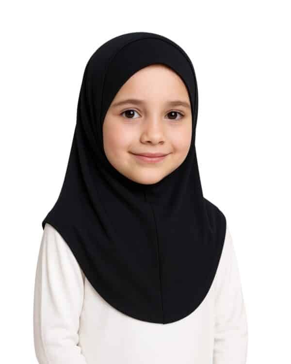 Girls Floral Instant Hijab – Lightweight Modest Khimar for Kids
