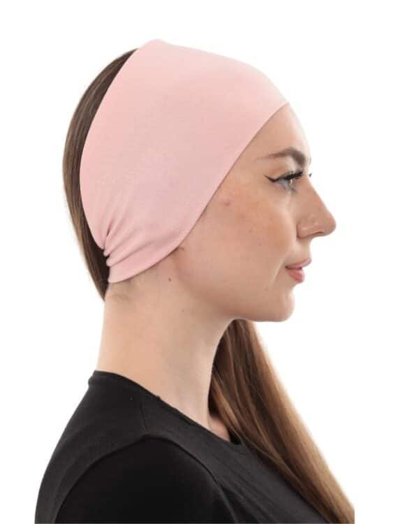 Jersey Ponytail Undercap – Soft Stretch Hijab Tube Cap for Women - Image 4