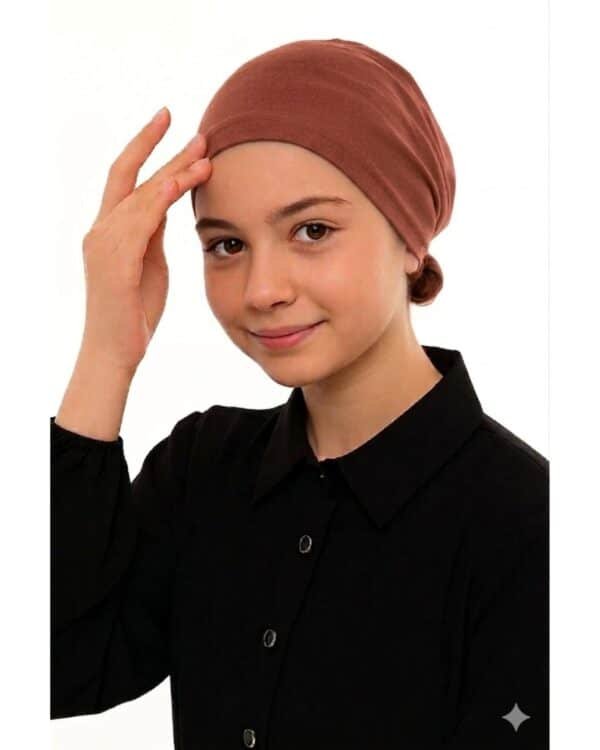 Girls Jersey Turban Cap – Soft Lightweight Hijab Undercap - Image 5