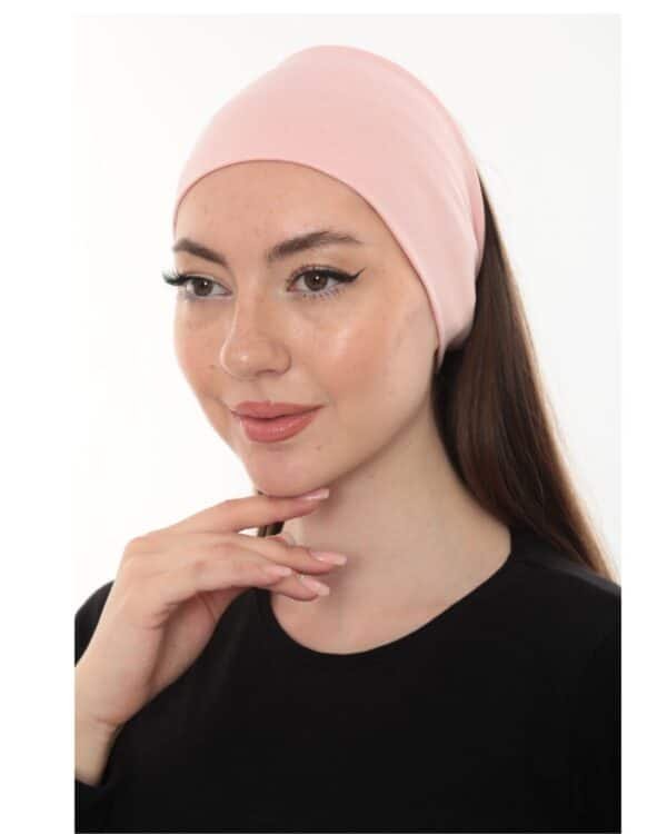 Jersey Ponytail Undercap – Soft Stretch Hijab Tube Cap for Women - Image 6