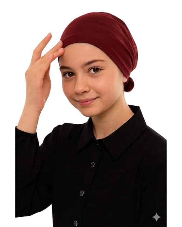 Girls Jersey Turban Cap – Soft Lightweight Hijab Undercap - Image 7