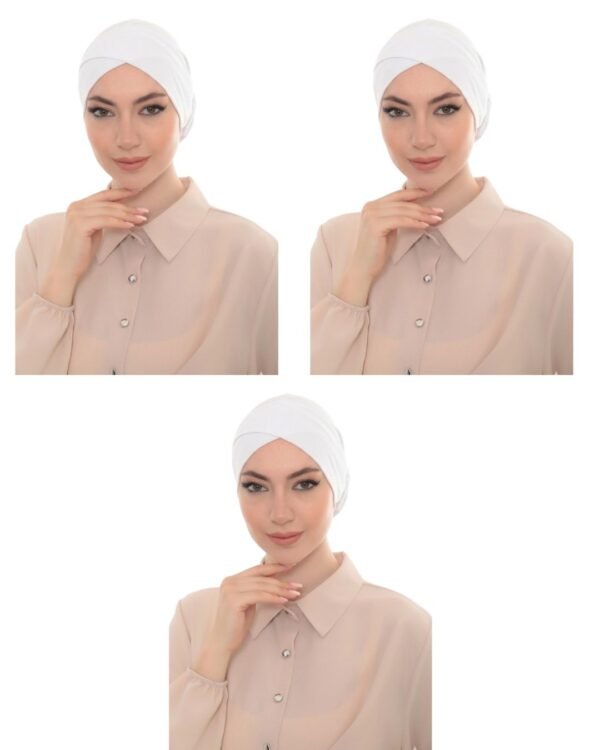 Premium Girls Modest Turban Cap – Breathable Jersey Hijab Undercap
